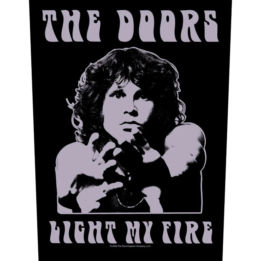 The Doors - Light My Fire Back patch - Black